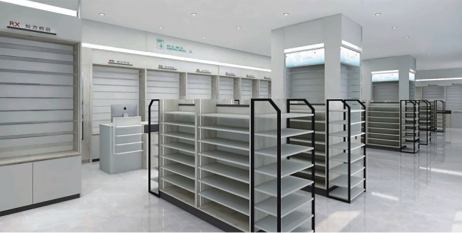 药店货架